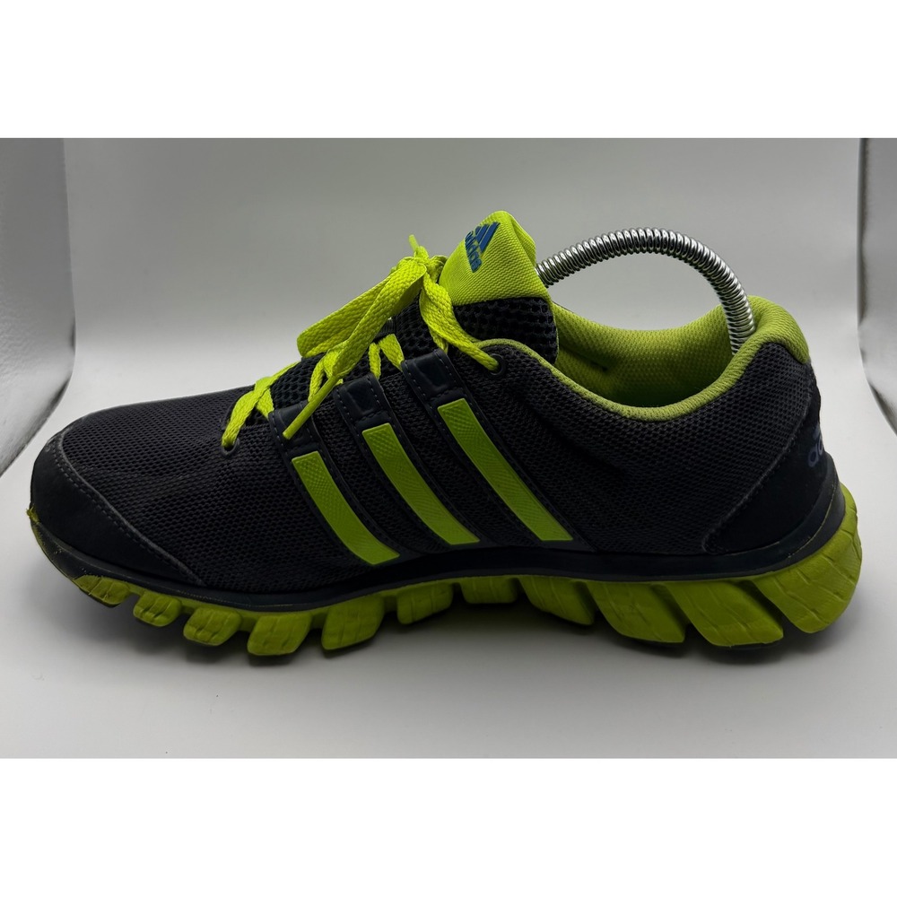 Adidas Running Shoes Mens 8 Grey Neon Green Good Adiprene+ Mesh G66670